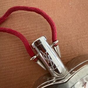 YSL lip gloss locket necklace